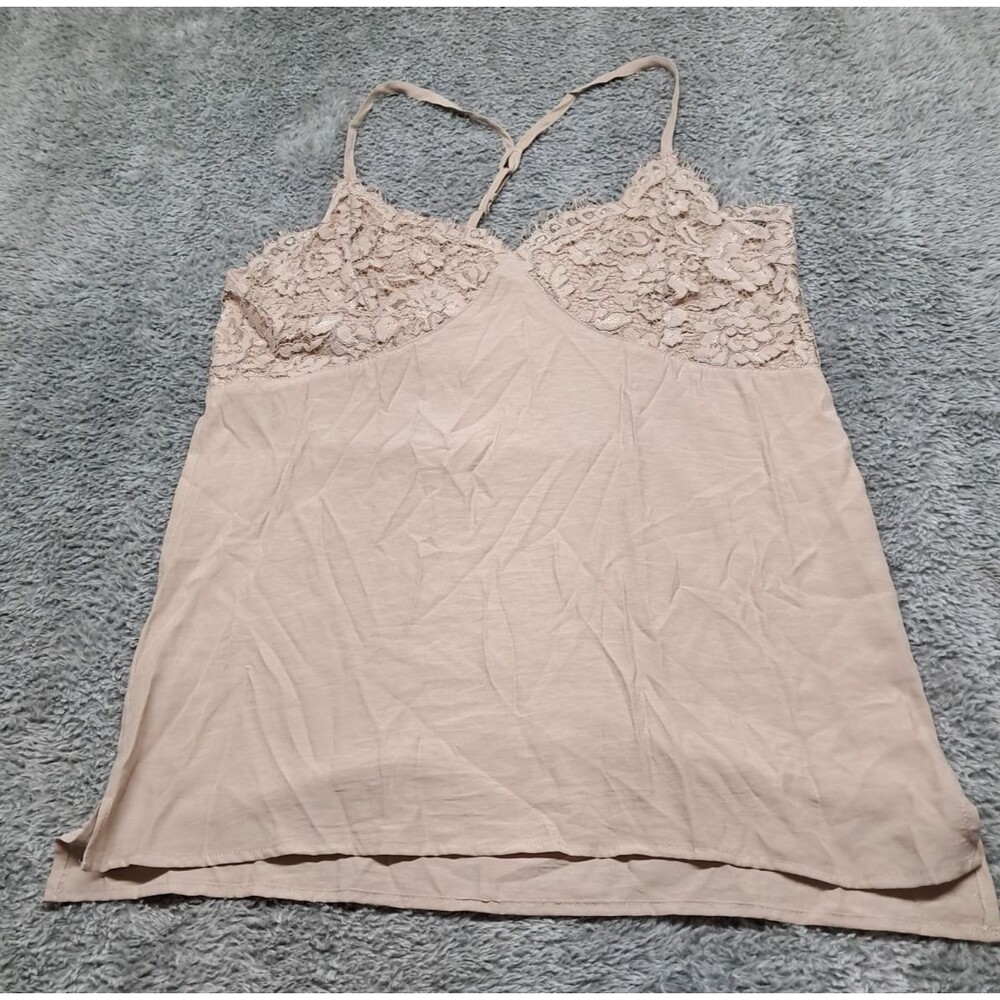 PLUSH Boutique Lace Sz Small V-neck Chiffon Camisole Y2K Fairycore Flouncy Top